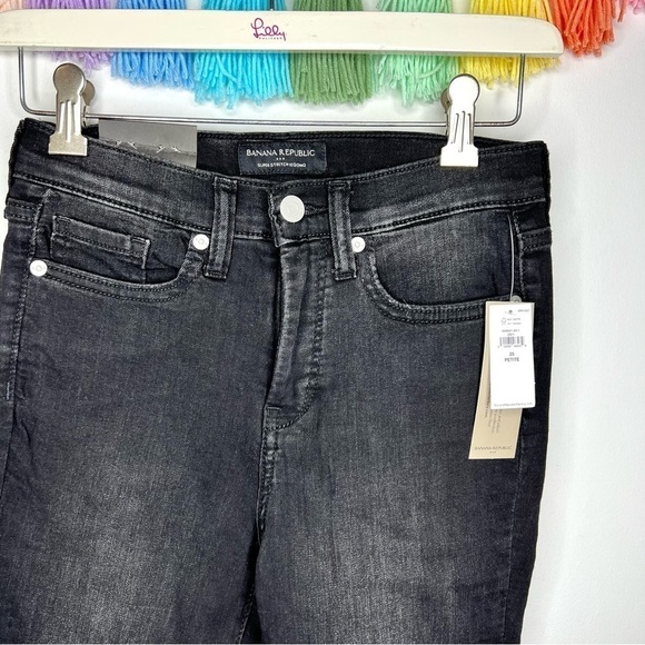 Banana Republic High Rise Black Wash Super Stretch Legging Size 25 Petite - Picture 2 of 13